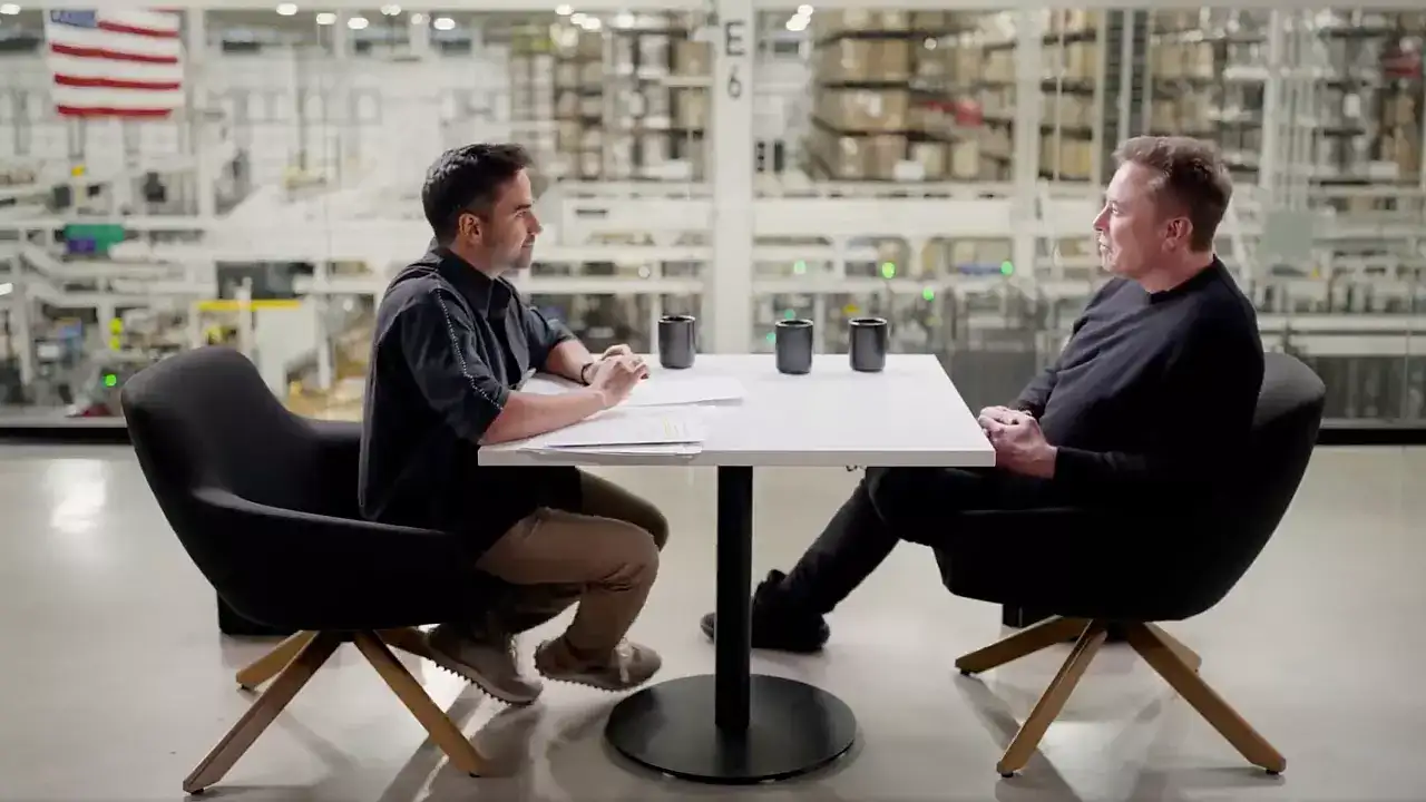 Nikhil Kamath and Elon Musk
